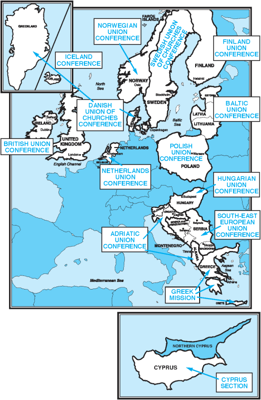 TRANS-EUROPEAN DIVISION Map